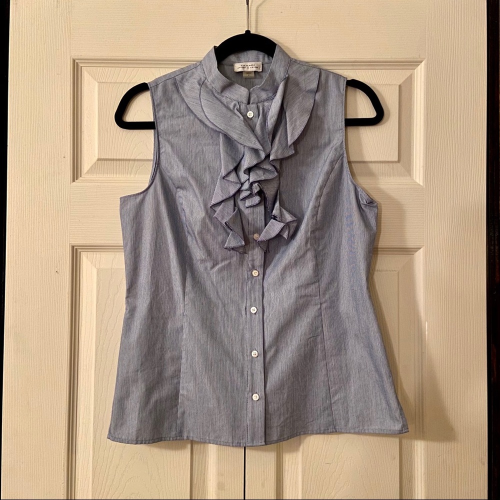 Tahari Sleeveless Work Top